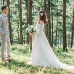 Những bộ váy cưới đơn giản giúp cô dâu đẹp tự nhiên