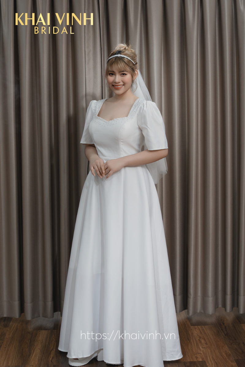Mẫu váy cưới Hàn Quốc đẹp đa dạng về kiểu dáng và chất liệu