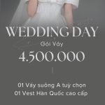 Gói váy chụp ảnh cưới tại Khải Vinh Bridal