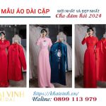 Các mẫu áo dài cặp mới nhất và đẹp nhất cho đám hỏi 2024