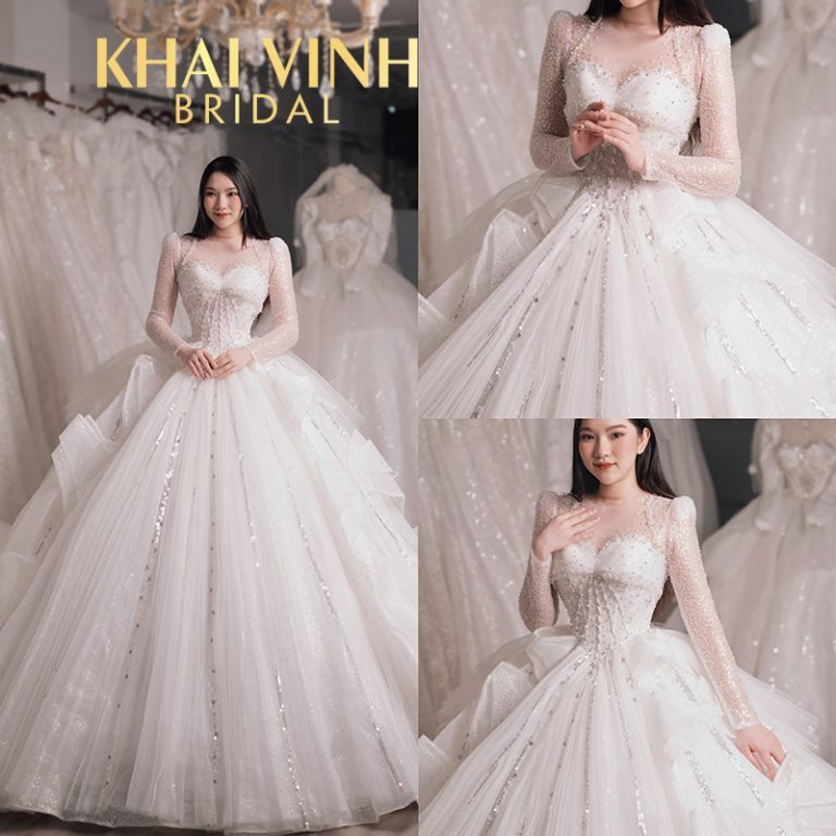 Trang chủ 16 vay cuoi cong chua lap lanh cho nang dau sang trong